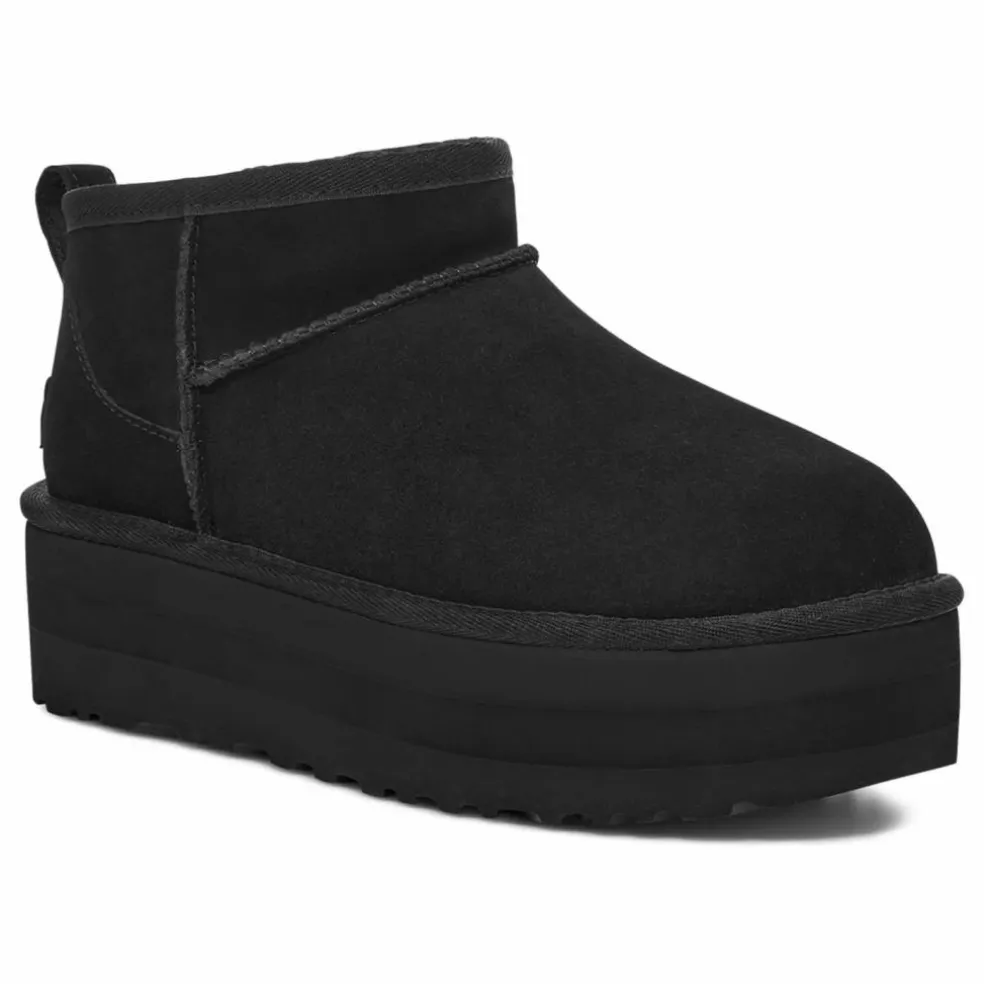 Boots Fourrées Classic Mini Platform | Noir