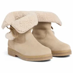 Boots Julienne Cuir | Beige