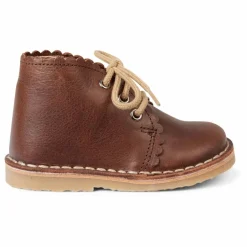 Boots Scallop | Marron