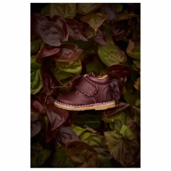 Boots Scratchs Scallop | Bordeaux