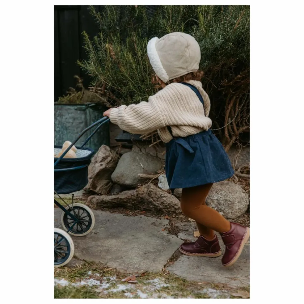 Boots Scratchs Scallop | Bordeaux