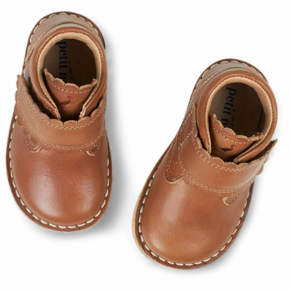 Boots Scratchs Scallop | Cognac