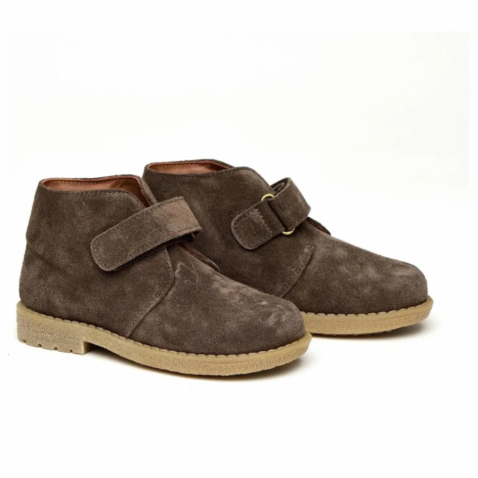Boots Suede Scratchs | Marron