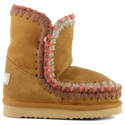 Boots Surpiquées Eskimo Suède | Cognac