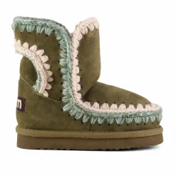 Boots Surpiquées Eskimo Suède | Vert kaki