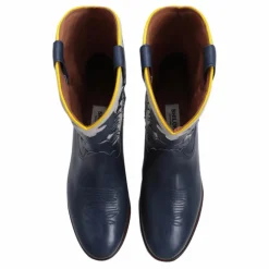 Boots Texas Calf | Bleu foncé