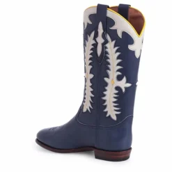 Boots Texas Calf | Bleu foncé