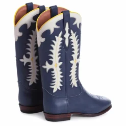 Boots Texas Calf | Bleu foncé