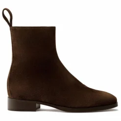 Boots West Croûte de Cuir | Marron
