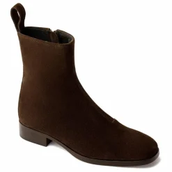 Boots West Croûte de Cuir | Marron
