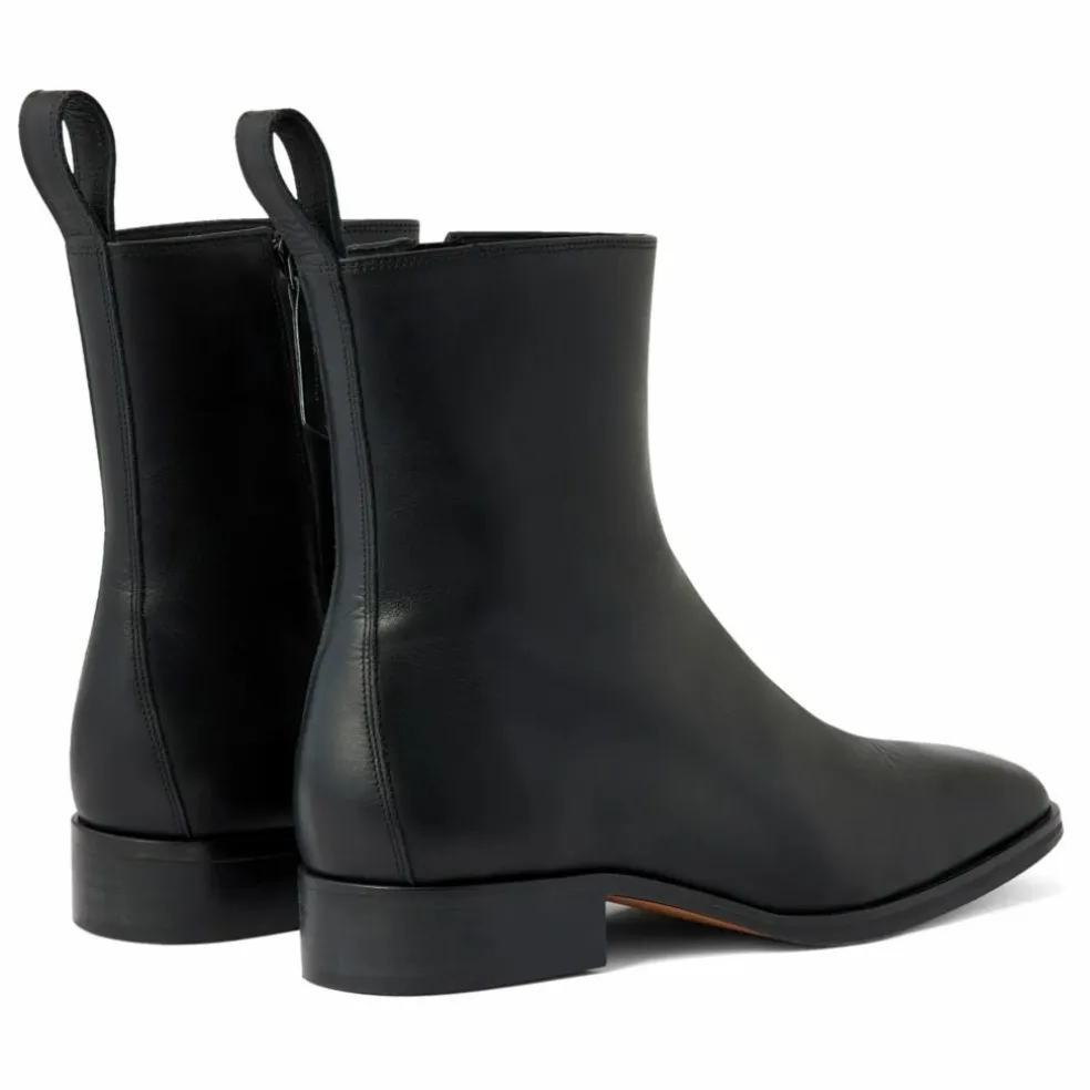 Boots West Cuir | Noir