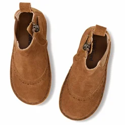 Boots Zip Ankle Star | Marron clair