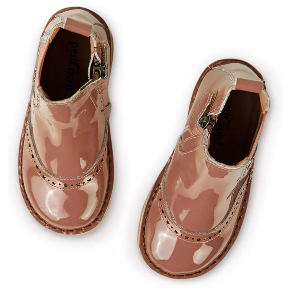 Boots Zip Ankle Stars | Rose