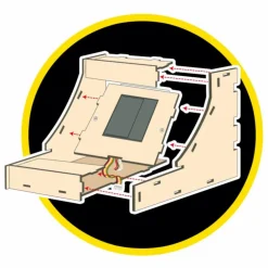 Borne d'arcade à construire