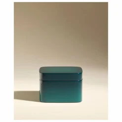 Boîte à bijoux laquée Oscar | Bleu Sarah