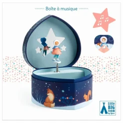 Boîte à bijoux Patineuse | Bleu