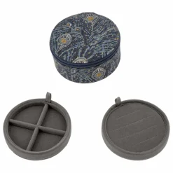Boîte à Bijoux Ronde MW Liberty Queen Hera Spot | Bleu nuit