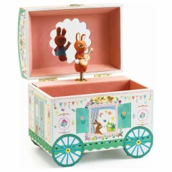 Boîte à bijoux Roulotte enchantée | Vieux Rose