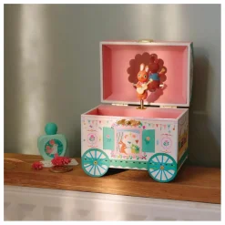 Boîte à bijoux Roulotte enchantée | Vieux Rose