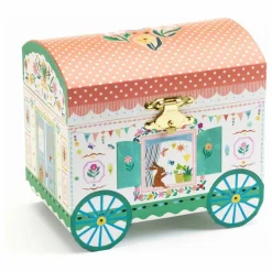 Boîte à bijoux Roulotte enchantée | Vieux Rose