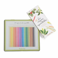 Boîte 24 crayons aquarellables