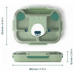 Boîte à goûter MB Wonder Ours | Vert