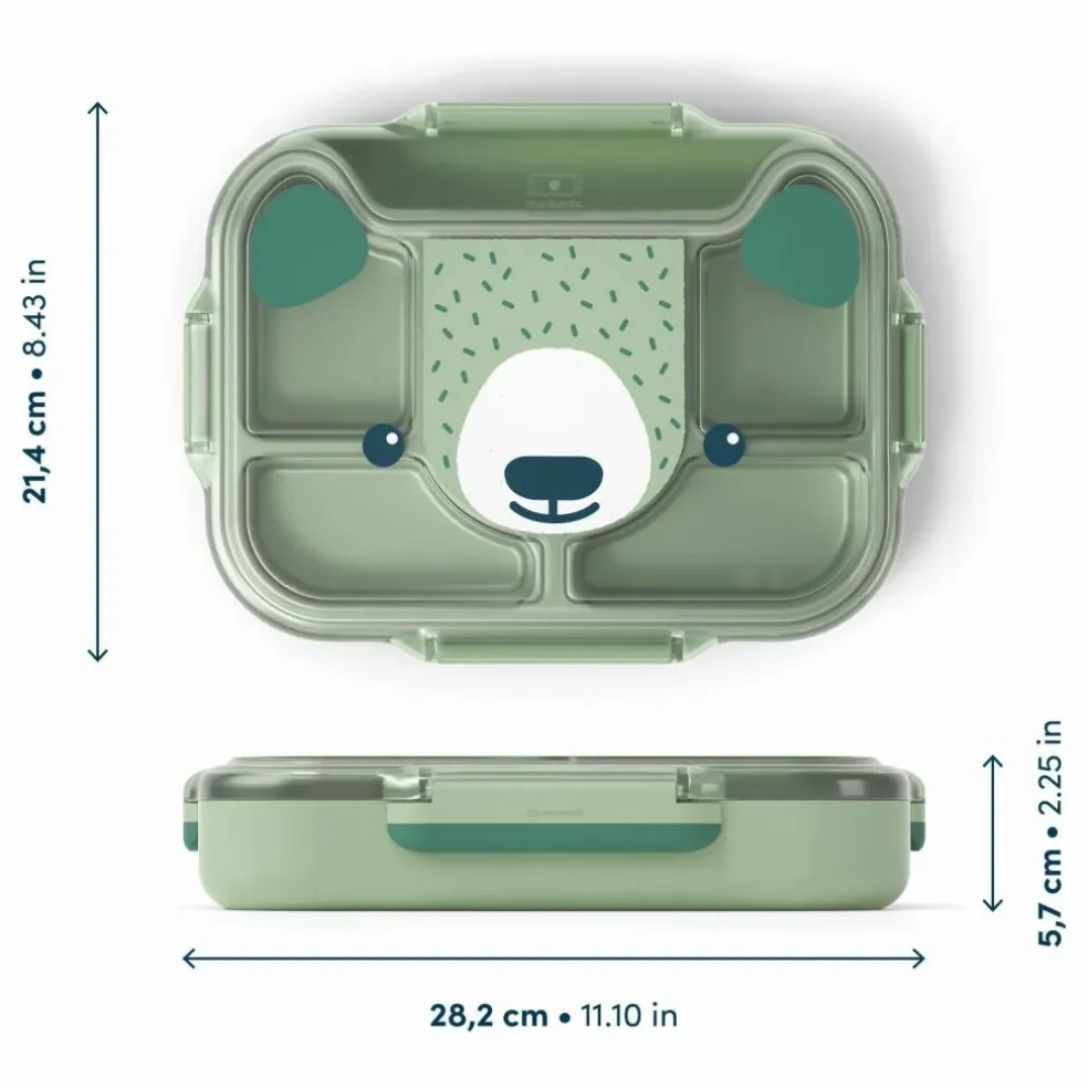 Boîte à goûter MB Wonder Ours | Vert