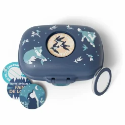 Boîte à goûter Gram Loup | Bleu