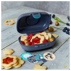Boîte à goûter Gram Loup | Bleu