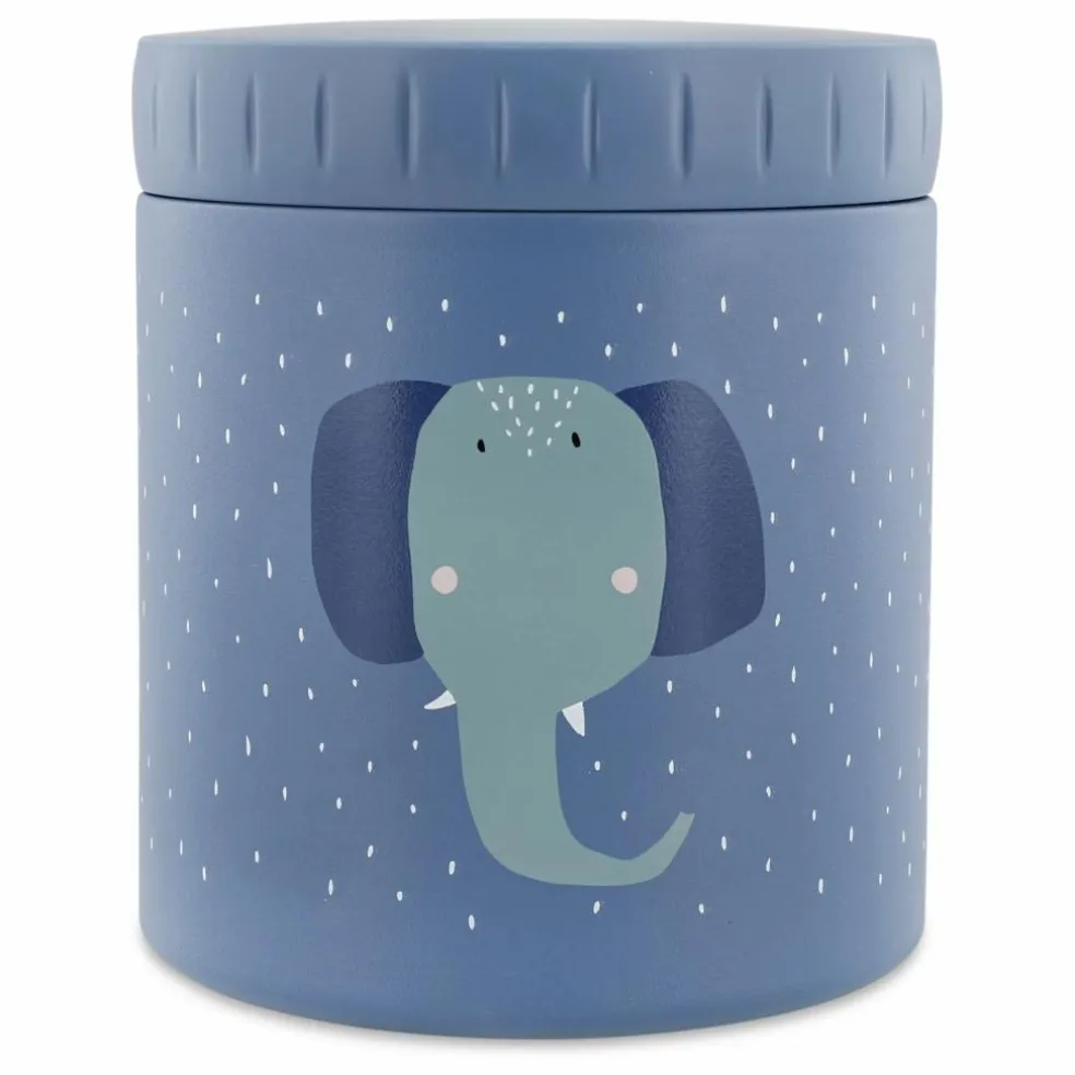 Boîte à goûter isotherme 500 ml Mrs Elephant | Bleu