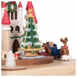 Boîte à musique Château de Noël