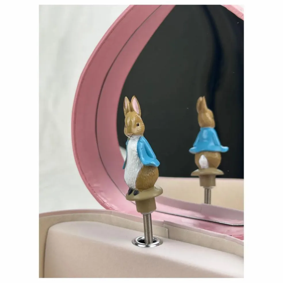 Boîte à musique Lapin | Rose