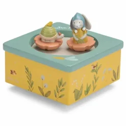 Boîte à musique Trois Petits Lapins | Bleu Clair