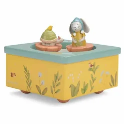 Boîte à musique Trois Petits Lapins | Bleu Clair