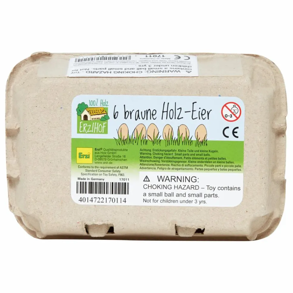 Boîte de 6 oeufs bruns