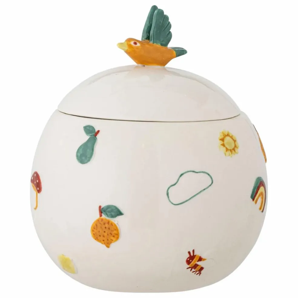 Boîte de rangement en grès Agnes