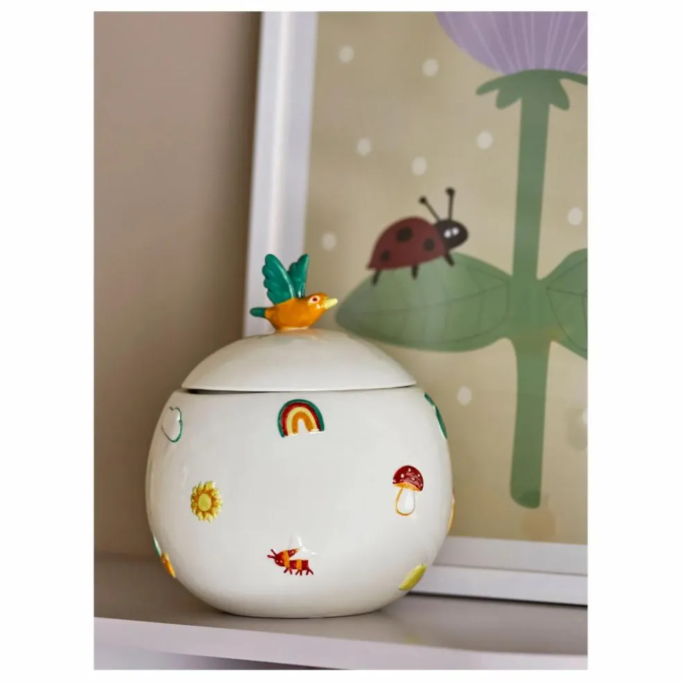 Boîte de rangement en grès Agnes