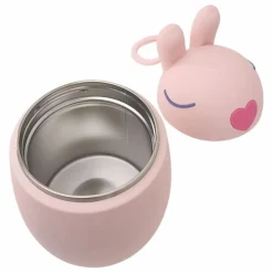 Boîte repas isotherme Lapin | Rose pâle