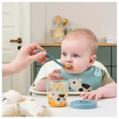 Boîtes à repas en tritan Tiny Farm - Set de 2 | Rose