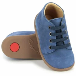 Botillons Stand Up Nubuck | Bleu jean