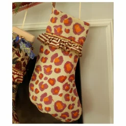 Botte de Noël en coton | Rose