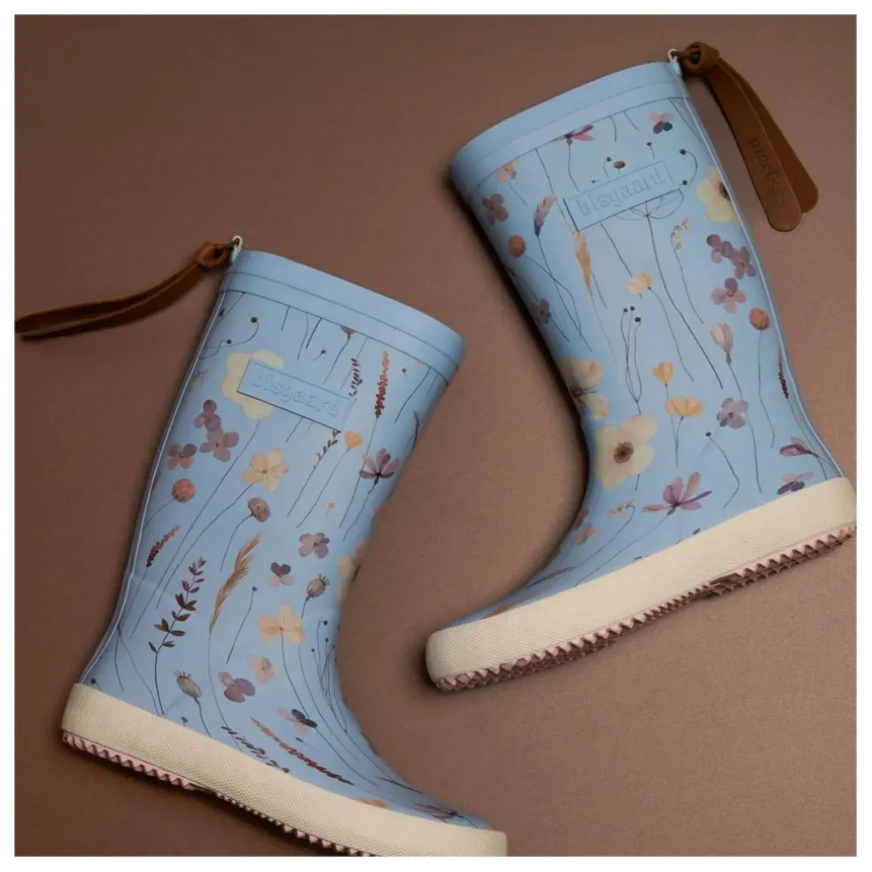 Bottes de Pluie Fashion Fleurs | Bleu ciel