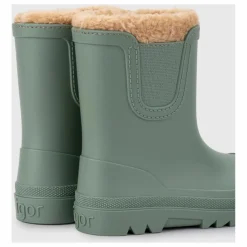 Bottes de Pluie Fourrées Verona Borrego | Vert amande
