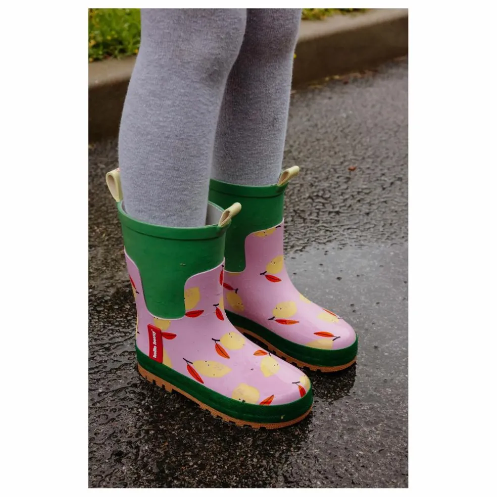 Bottes de Pluie Lemony Citron | Rose pâle