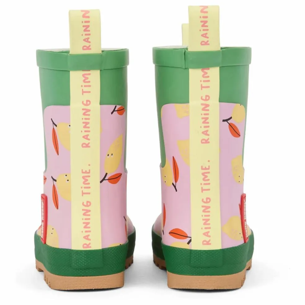 Bottes de Pluie Lemony Citron | Rose pâle