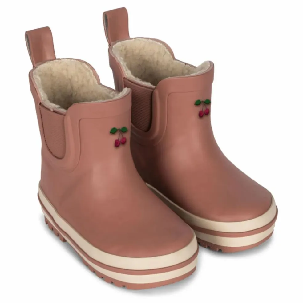 Bottes de Pluie Roi Fourrées | Rose