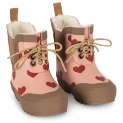 Bottes de Pluie Thermo Cœurs | Rose