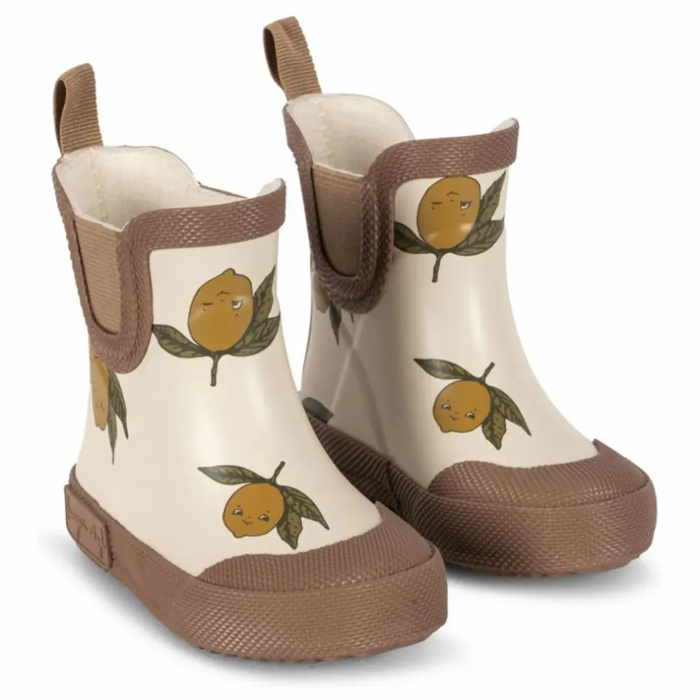 Bottes de Pluie Welly Citron | Beige