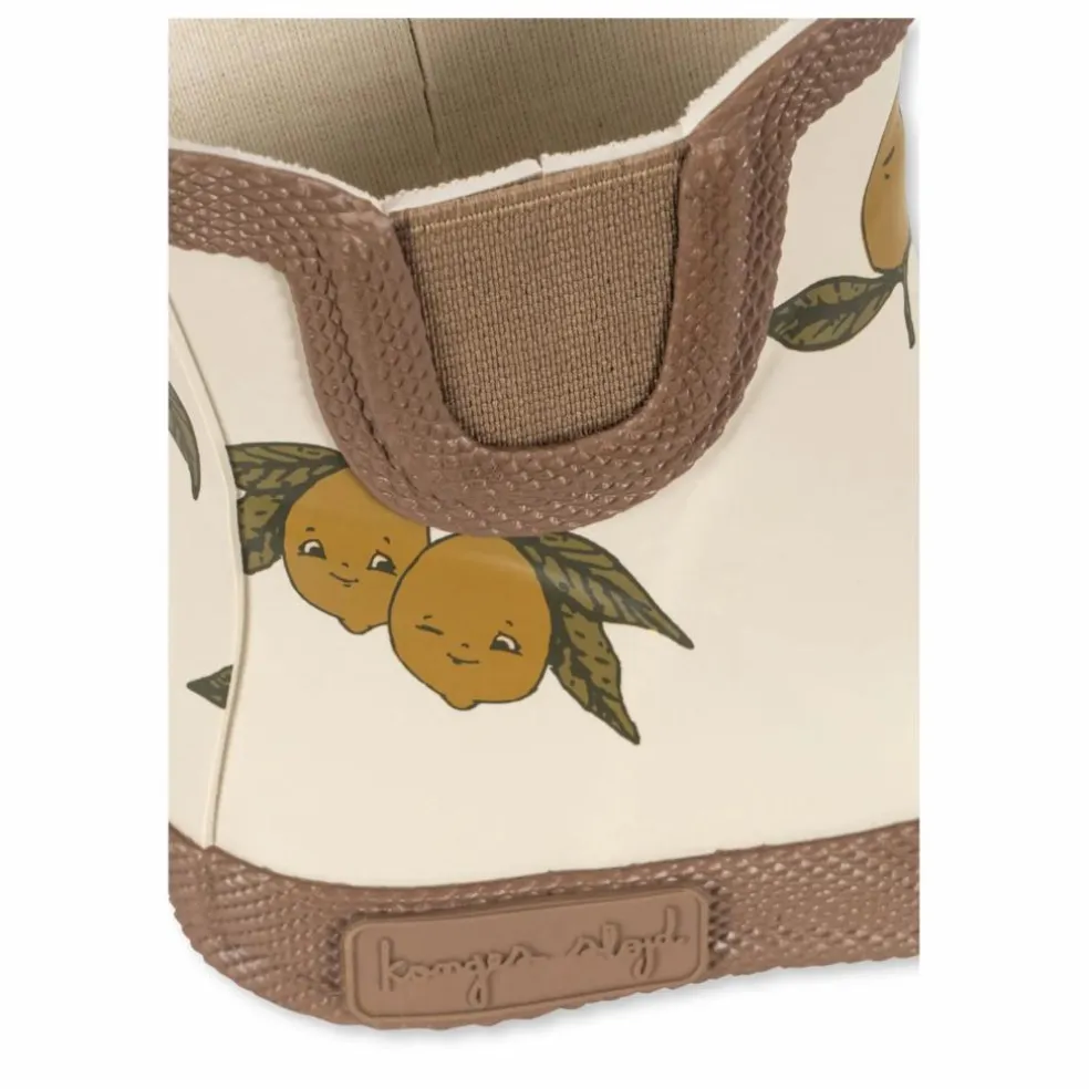 Bottes de Pluie Welly Citron | Beige