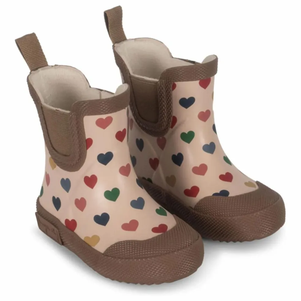 Bottes de Pluie Welly Fleurs | Marron